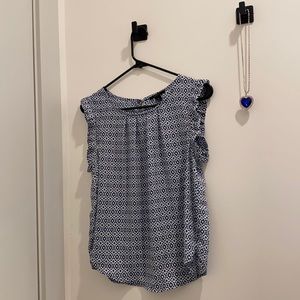 Medium Blue and White Forever 21 Shirt 💙